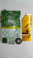 GBC-101 modded motherboard and solderless ribbon cable