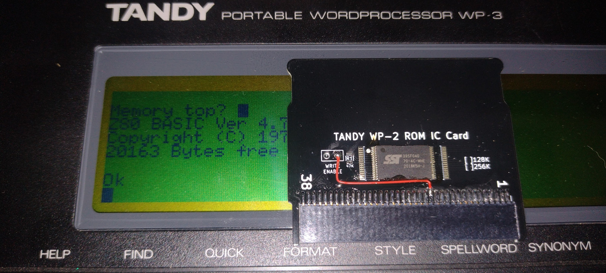 Tandy WP-2 ROM Card – BennVenn's Shop