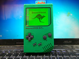 Green Custom Game Boy DMG & ElCheapoSD V1.90 Flash Cart.